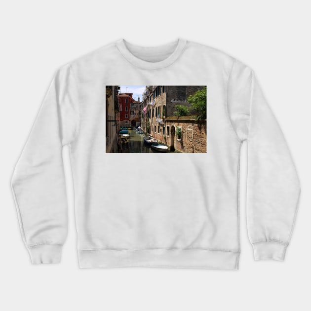 Washing Day in Venice Crewneck Sweatshirt by Violaman